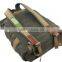 Women vintage waxed canvas hiking backpack