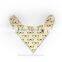 Modern scarf style baby bandana drool bibs
