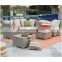 Iron and Aluminum frame Garden Sectional Rattan Corner Sofa/Lounge Rattan Furniture/ Cheap Outdoor Wicker Rattan Furniture set