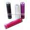 Factory price flashlight power bank , mini portable charger