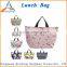 210D polyester zippered insulated thermal bag for lunch box