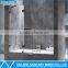 Hot sale European style tempered glass framless hinge style folding bath screen