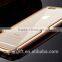 Wholesale ! Luxury ultrathin aluminum bumper gold phone case for iPhone 6 / 6 plus