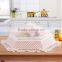 Bold Pink Bud Dish Cover Food Cover
