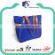 High quality latest stylish microfiber blue everyday tote bags with side pockets