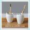 white hotel and family bathroom accessory sets