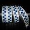 High Visibility PVC Prismatic Reflective Checked Tape For Safety Vest