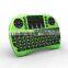 2015 NEWEST Airmouse Rii i8+ 2.4G Wireless Mini Keyboard for Google Android Devices with Multi-touch up to 15 Meters