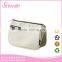 low price plain canvas cosmetic bag with double layer