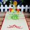 fancy beautiful sunflower handmade 3d pop up birthday greeting cards