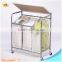 X Style Wood laundry bags Canvas baskets made in China Shenzhen