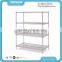 Hot Selling Adjustable 4 Tiers Chrome Steel Wire Shelving