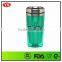 16oz insulated double wall translucent thermos coffee mug