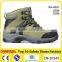 Chinese Factory Rubber Cemented Army Green Safety Shoes Price (SA-4201)