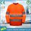fluorescent hi vis polar fleece reflector safety sweatshirts without hood