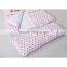 Children's 100% cotton baby sleeping bag detachable sleeve and detachable cotton fillings quilt for four seasons pink color