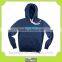 custom men navy 80%cotton cotton fashion hoodie