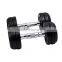 Durable rubber dumbbell for sale