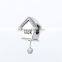 S187 Globalwin 925 Sterling Silver Clock Charm