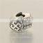 X376 Globalwin 925 Sterling Silver European Crown Charms Paved with Crystal Pendant