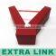 Red fancy paper made plastic Stand opened newest high quality wine display packaging