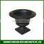 beautiful urn planter chocolate glass reinforced composite stand