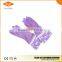 Decorative heavy rubber gloves in women