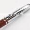 Promotional items PU leather metal pen customised logo New model ball pen