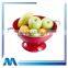 stainless steel red basket,stainless steel colander,fruit basket