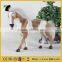 lifelike stuffed plush jumping rocking animal ride on horse toy for kids