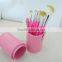 Synthetic material handle soft makeup brushes accept customized