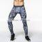 Fashion design quick dry fit polyester men's sport compression pants, gym compression pants, running pants, trainning pants