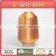 M type flat metallic yarn pure silver pure gold pure color poly dyeing metallic yarn