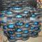 with blue line 6001RZ bearing TRUPER quality De goma de la rueda pneumatic rubber wheel 6x2