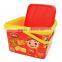 2.5L In Mold Labeling for Plastic Biscuit Box,PP Biscuit Tub,Square Biscuit Containers.