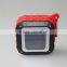 New Arrival Mini Outdoor Portable Waterproof Hook Type Solar Bluetooth Speaker With FM Radio Support TF Card
