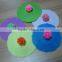 flower Cup Cover Food Grade Silicone Bowl Lid