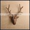 European style wall decoration resin wall-mounted deer head for sale