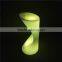 Contemporary Counter Height LED Lighting Plastic Bar Stool with 16 Colours Change