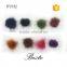 Hot sale wholesale small fur feather pom poms for dresses
