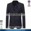 Bespoke Latest Suit Styles For Men Black Solid Color Business Suits & Tuxedo