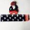 fashion winter warm men or women knitted scarf hat set factory