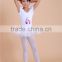 Wholesale In stock many colors training dresses kids printed tutu dress with ballet shoes pattern for ballet training