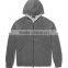 Men's Gray Double-faced Cotton-blend Jersey Hoodie