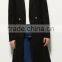 Runwaylover EY1018C Lady Trench Coat With Belt Black Long Women Coat
