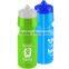 USA Made 24 oz Bike Bottle With View Stripe And Valve Lid - BPA/BPS-free and comes with your logo