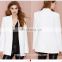 100% polyester white formal blazer for ladies designs
