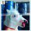 Halloween Party Costume Creepy Unicorn Full Head Latex Animal Masks HPC-0480