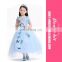 Wholesale Cheap Blue Children Girl Princess Costume Dress For Halloween