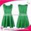 Sleeveless candy colors fashion plus size bridesmaid dress long evening dress for fat women